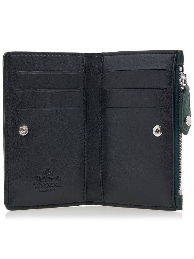 Slim Flat Card Wallet Green - VIVIENNE WESTWOOD - BALAAN 11