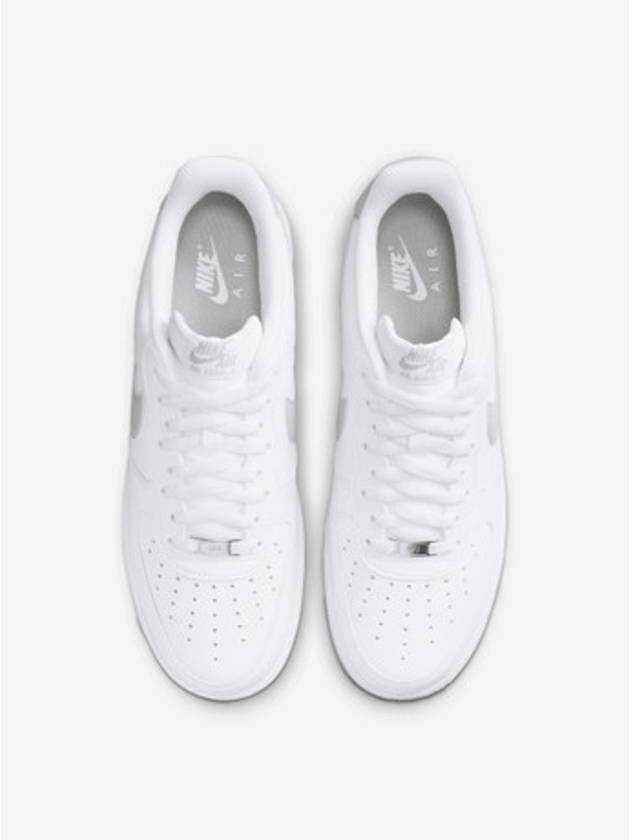 Air Force 1 07 Low Top Sneakers White Light Smoke Grey - NIKE - BALAAN 6