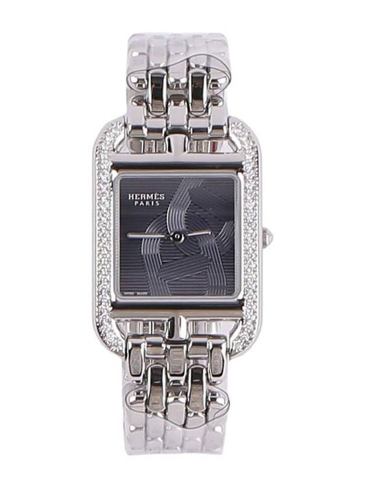 Cape Cod Small 31mm Watch Silver - HERMES - BALAAN 1