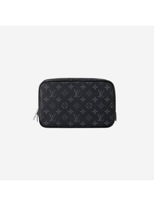 Toilet Monogram Eclipse GM Pouch Bag Black - LOUIS VUITTON - BALAAN 1