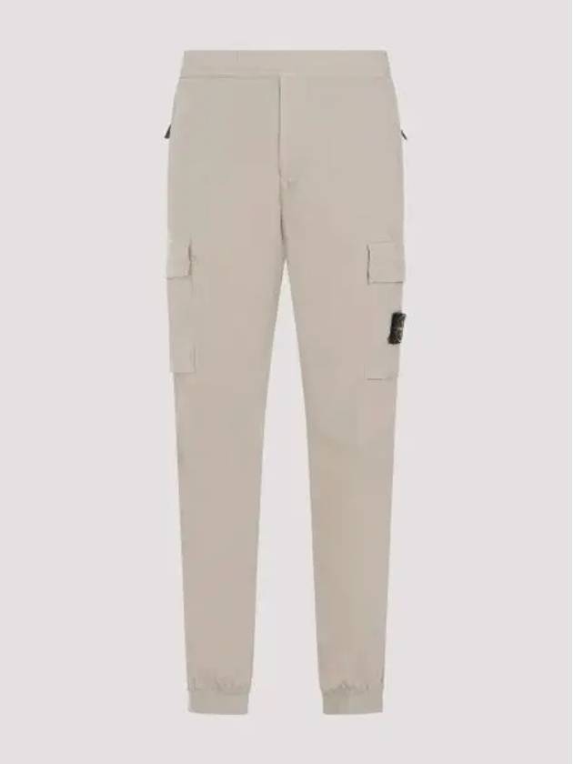 Stretch Cotton Tela Paracadute Cargo Straight Pants Sand - STONE ISLAND - BALAAN 2