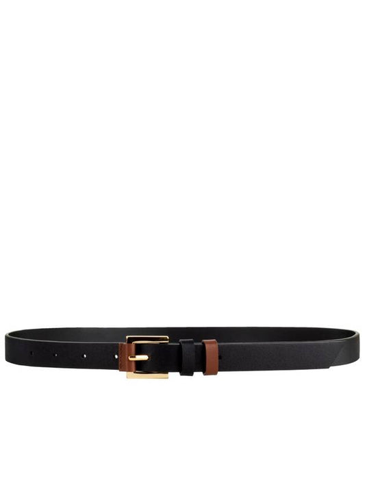 Trivet Buckle Belt Black Brown - LECHROMAQI - BALAAN 1