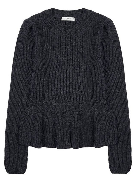 Wool Ribbed Knit Top Penguin - LEMAIRE - BALAAN 2