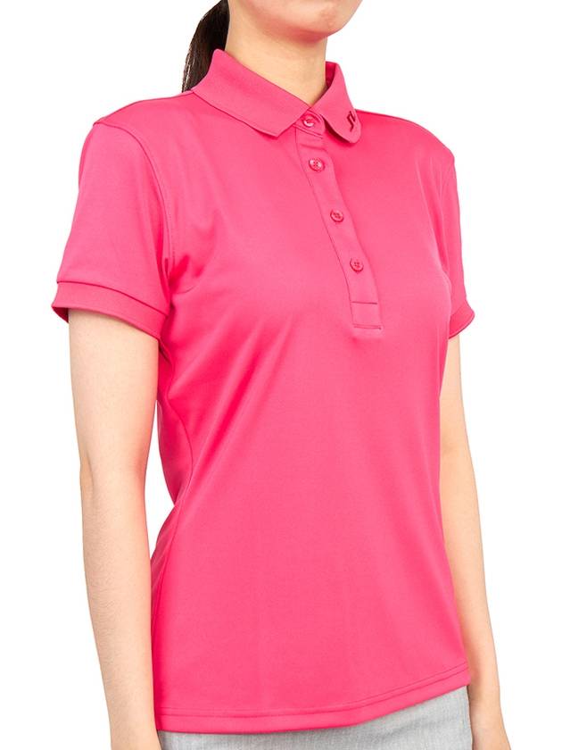 Women's Tour Tech Golf Polo PK Shirt Pink - J.LINDEBERG - BALAAN 4