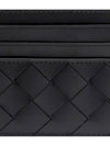 Intrecciato Card Wallet Black - BOTTEGA VENETA - BALAAN 3