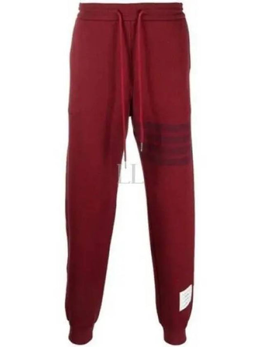 4 Bar Stripe Track Pants Red - THOM BROWNE - BALAAN 2