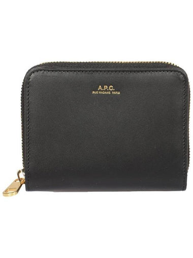 Emmanuel Compact Half Wallet Black - A.P.C. - BALAAN 1