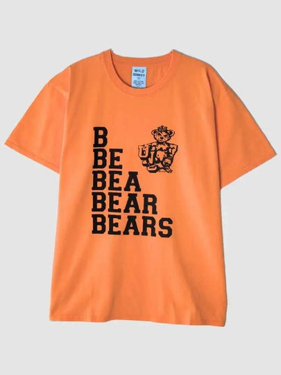 Bears Short Sleeve TShirt Orange T BEARS ORANGE - WILD DONKEY - BALAAN 2