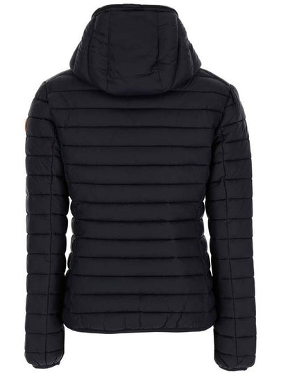 'Daisy' Black Down Jacket With Logo Patch In Eco Tech Fabric Woman - SAVE THE DUCK - BALAAN 2