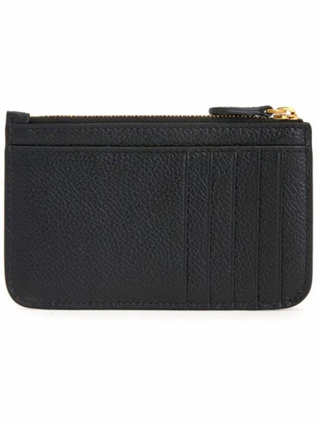 Logo Zipper Card Wallet Black - BALENCIAGA - BALAAN 4