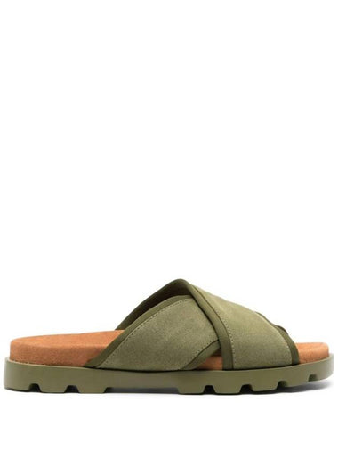 Brutus Cross Strap Sandals Green - CAMPER - BALAAN 1