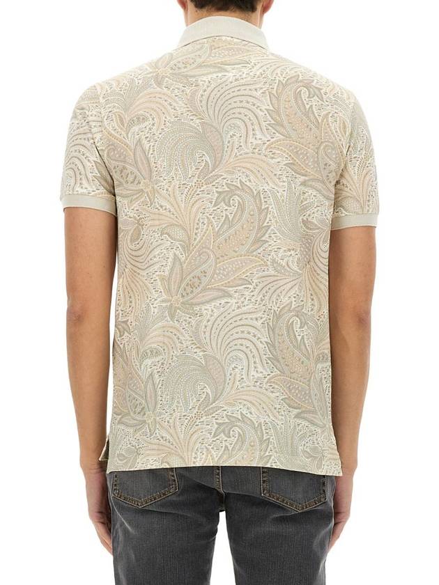 Etro Polo Shirt With Print - ETRO - BALAAN 3