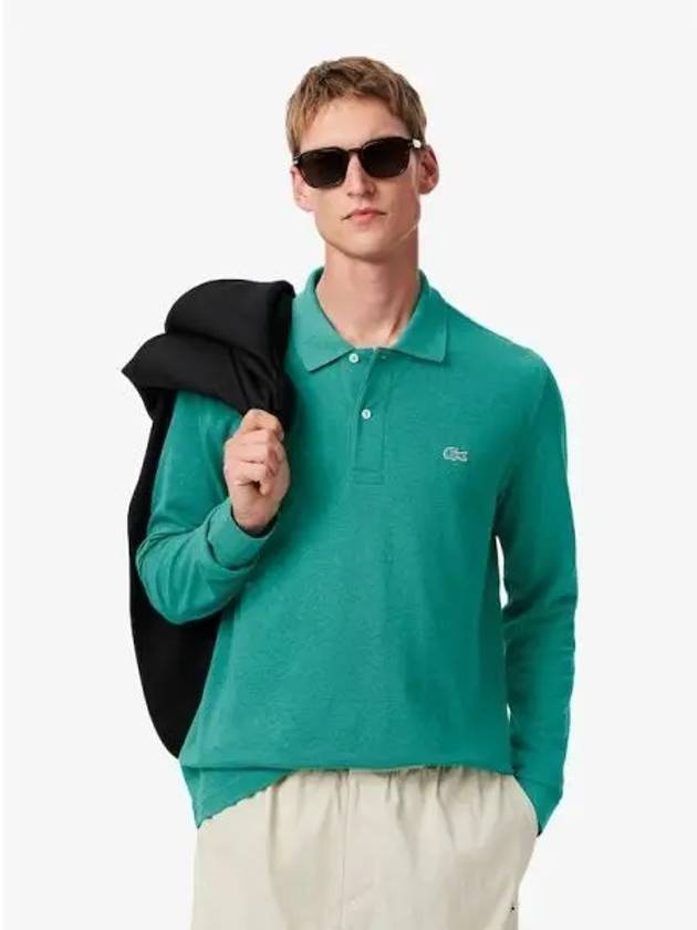 Men s Classic Fit Long Sleeve Melange Polo T Shirt PH3517 54N I80 Domestic Product GQ2N24090541803 - LACOSTE - BALAAN 1