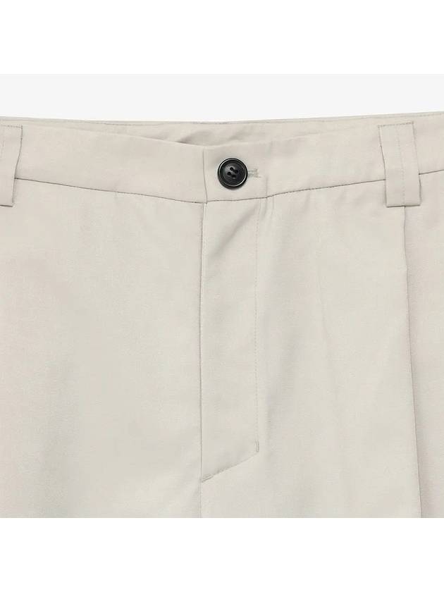 Cotton Pleated Pocket Wide Pants Ivory - NOIRER - BALAAN 5