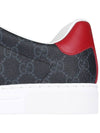 Ace Web GG Supreme Canvas Low Top Sneakers Black - GUCCI - BALAAN 7