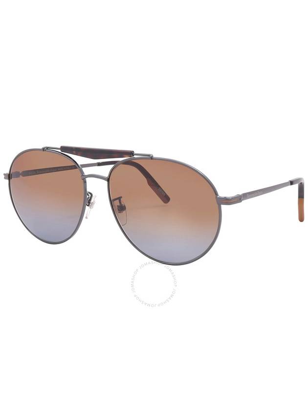 Ermenegildo Zegna Brown Gradient Pilot Men's Sunglasses EZ0154-F 12F 62 - ERMENEGILDO ZEGNA - BALAAN 2