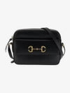 Horsebit 1955 Gold Plated Small Cross Bag Black - GUCCI - BALAAN 2