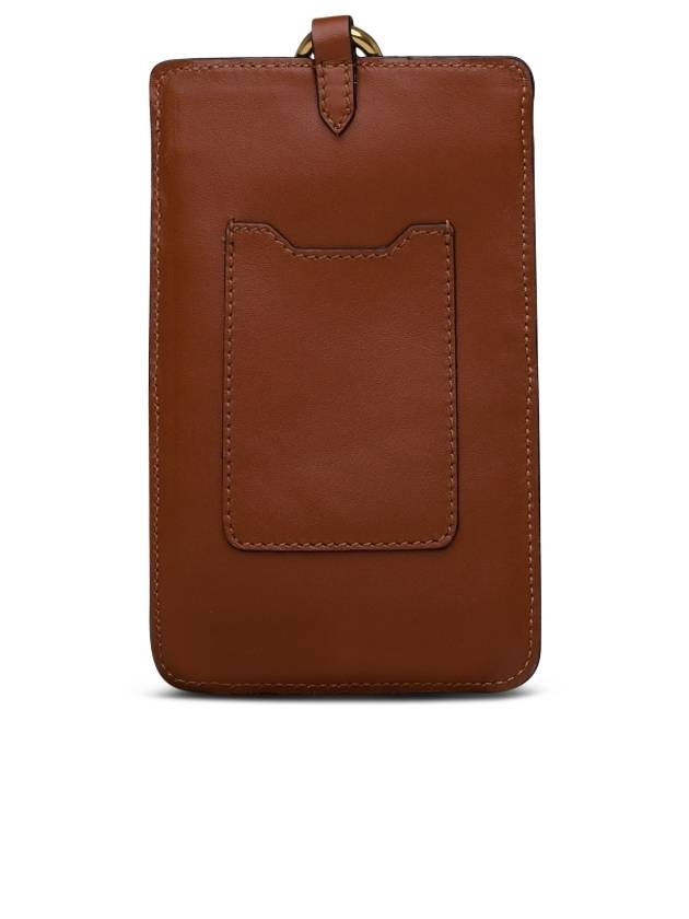 Tieli Phone Holder Brown - ISABEL MARANT - BALAAN 4