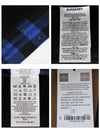 Men's Check Overfit Shirt Jacket Black Blue - BURBERRY - BALAAN 5