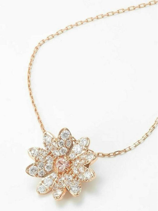 Eternal Flower Necklace Rose Gold - SWAROVSKI - BALAAN 2