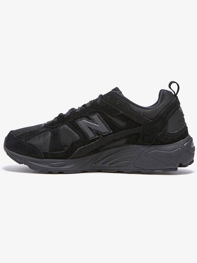 878 Low Top Sneakers Triple Black - NEW BALANCE - BALAAN 5