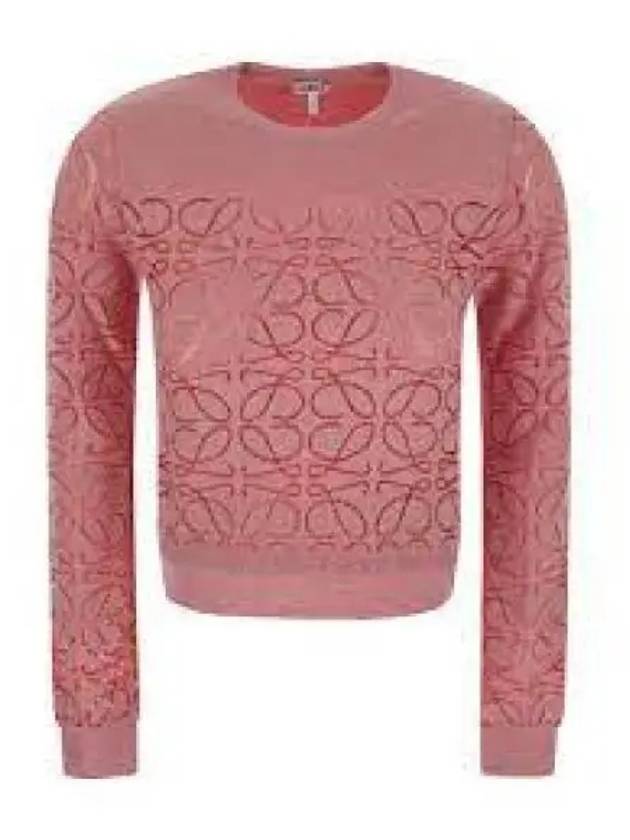 Anagram Debore Wool Knit Top Pink - LOEWE - BALAAN 2