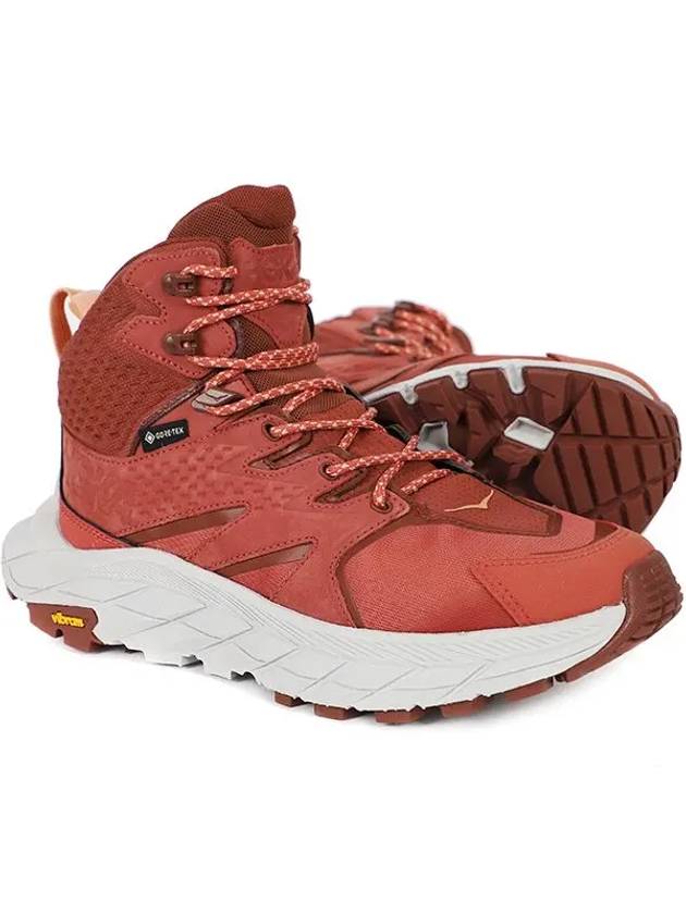 Women's Anacapa Gore-Tex High Top Sneakers Red - HOKA ONE ONE - BALAAN 3