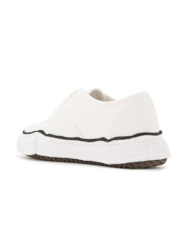 Baker OG Sole Canvas Low Top Sneakers White - MAISON MIHARA YASUHIRO - BALAAN 4