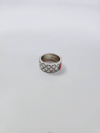 Used luxury goods DHLUX Logo detail pattern 925 silver ring No 11 - GUCCI - BALAAN 2