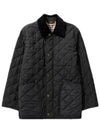 Quilted Thermoregulated Barn Jacket Black - BURBERRY - BALAAN 2