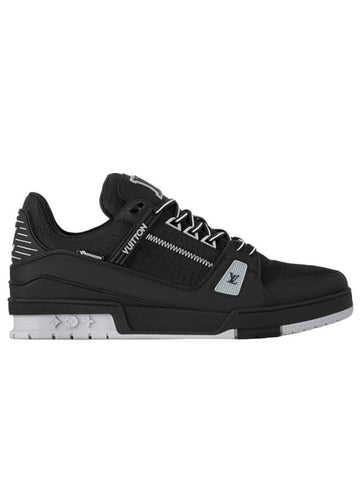 LV Trainer Low Top Sneakers Black - LOUIS VUITTON - BALAAN 1