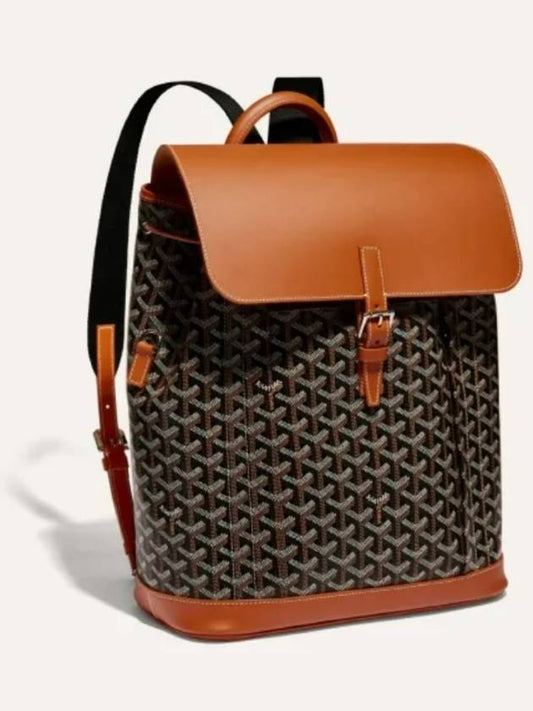 Alpine Backpack MM Black Tan Men Women - GOYARD - BALAAN 1