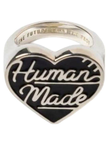 heart ring black silver - HUMAN MADE - BALAAN 1