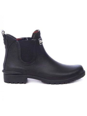 Wilton Wellington Chelsea Rain Boots Black - BARBOUR - BALAAN 1