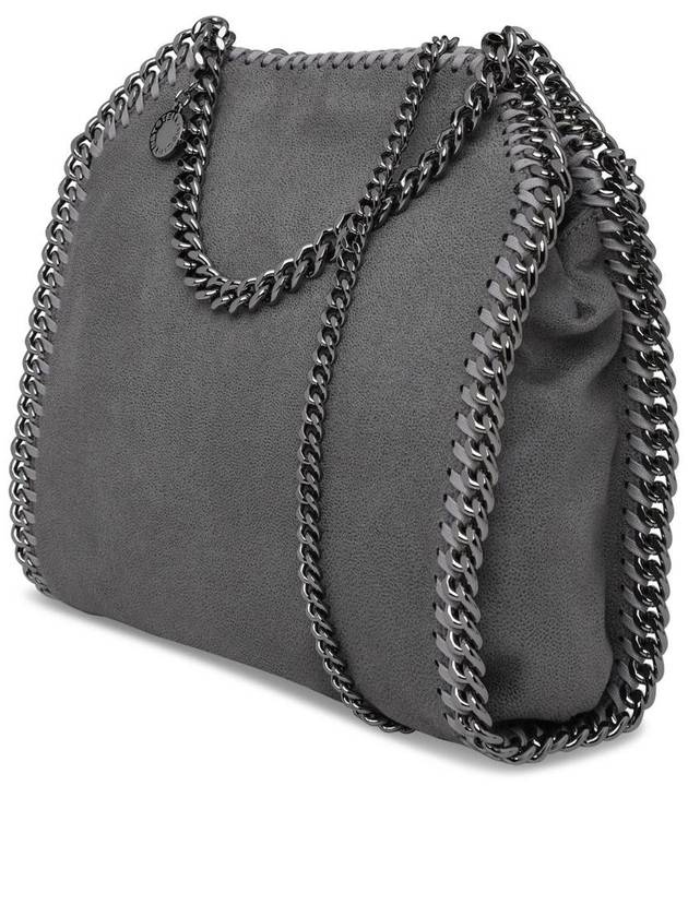 silver Falabella mini tote bag light gray - STELLA MCCARTNEY - BALAAN 3