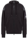 Logo hood zipup black 8G000 30 809KX 999 - MONCLER - BALAAN 1