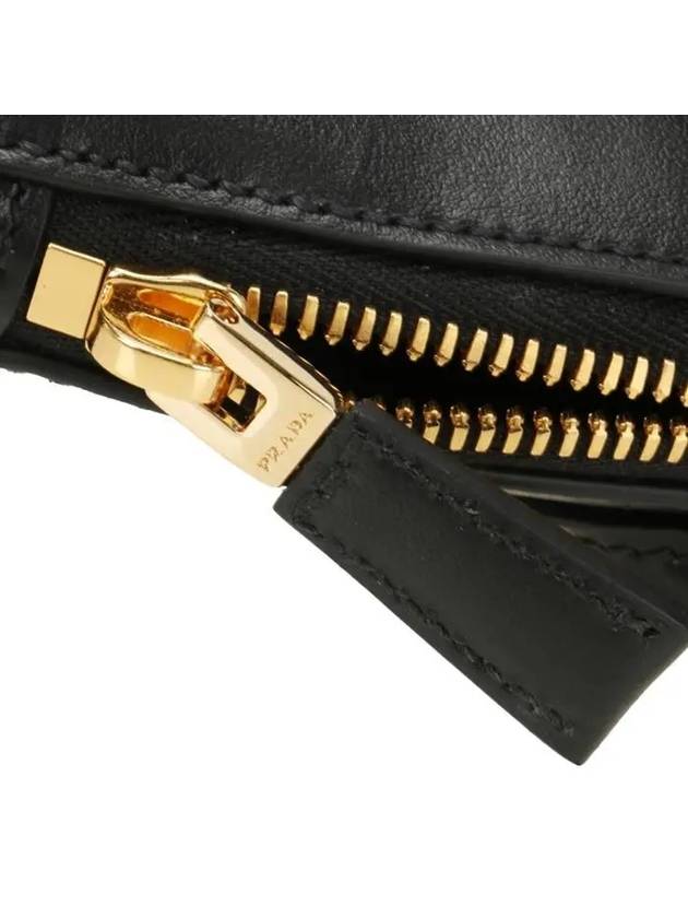 Small Leather Hand Shoulder Bag Black - PRADA - BALAAN 9