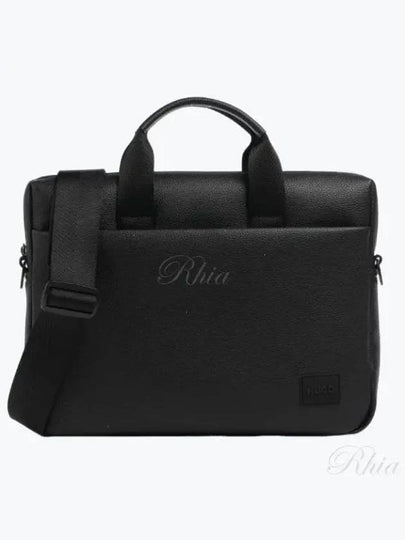 Strap Leather Brief Case Black - HUGO BOSS - BALAAN 2