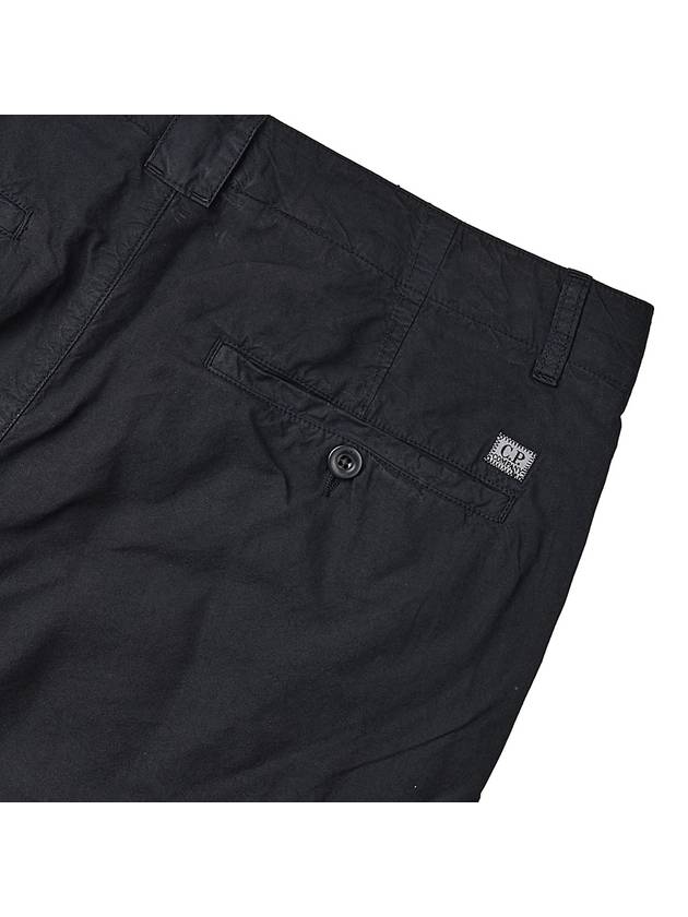 Lens Wappen Cotton Shorts Black - CP COMPANY - BALAAN 8