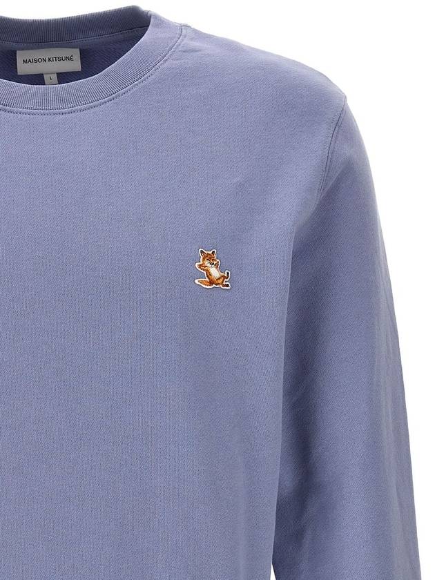 Chillax Patch Regular Sweatshirt Lilac - MAISON KITSUNE - BALAAN 4