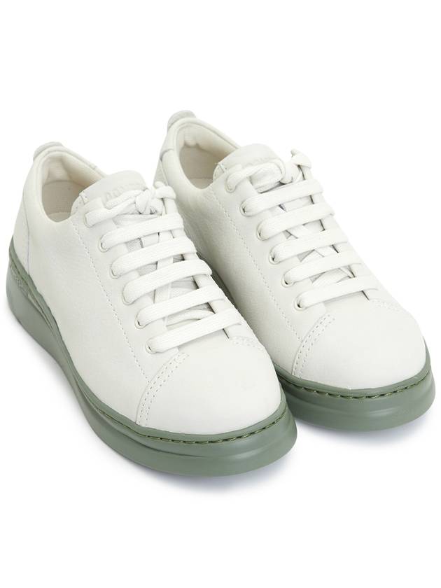 Runner Up Non Dyed Leather Low Top Sneakers White - CAMPER - BALAAN 4