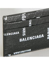 Bal Paris Allover Cash Card Holder Black - BALENCIAGA - BALAAN 6