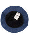 De Coeur Embroidered Denim Bucket Hat Blue - AMI - BALAAN 5