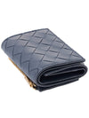 Intrecciato Trifold Half Wallet Thunder - BOTTEGA VENETA - BALAAN 5