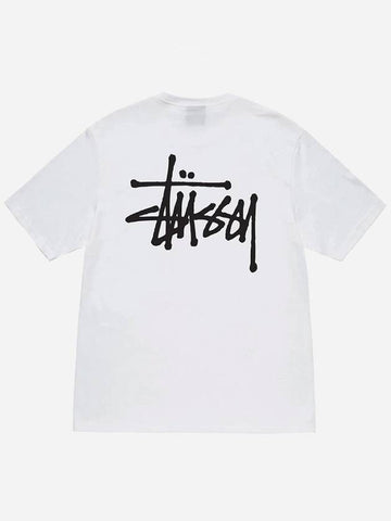 Basic t shirt white 2023 - STUSSY - BALAAN 1