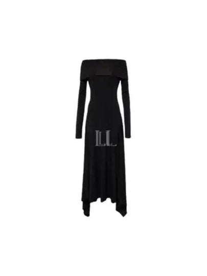 Gerla Off Shoulder Long One Piece Black - MAX MARA - BALAAN 2