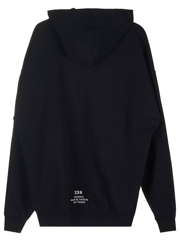 Logo hood UA53HD360B BLACK - VETEMENTS - BALAAN 3