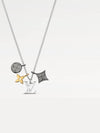 LV Instinct Pendant Necklace Silver - LOUIS VUITTON - BALAAN 3