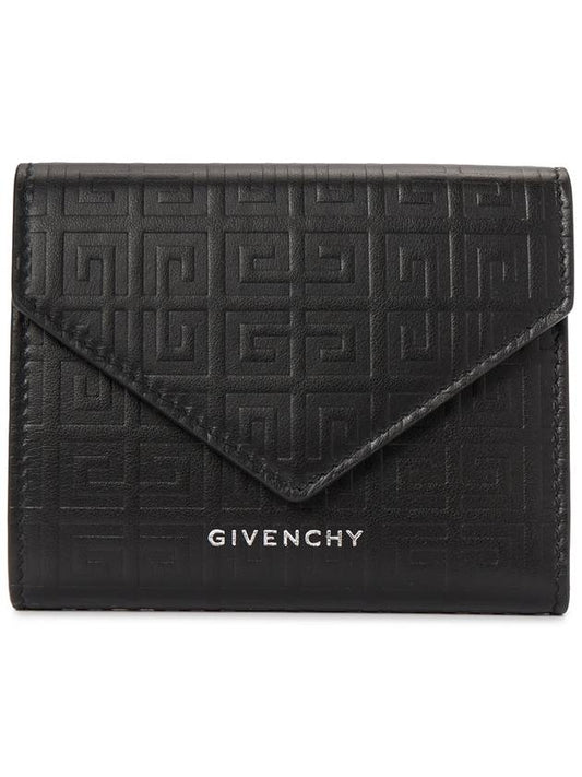 Textured 4G Logo Envelope Bicycle Wallet Black - GIVENCHY - BALAAN 2