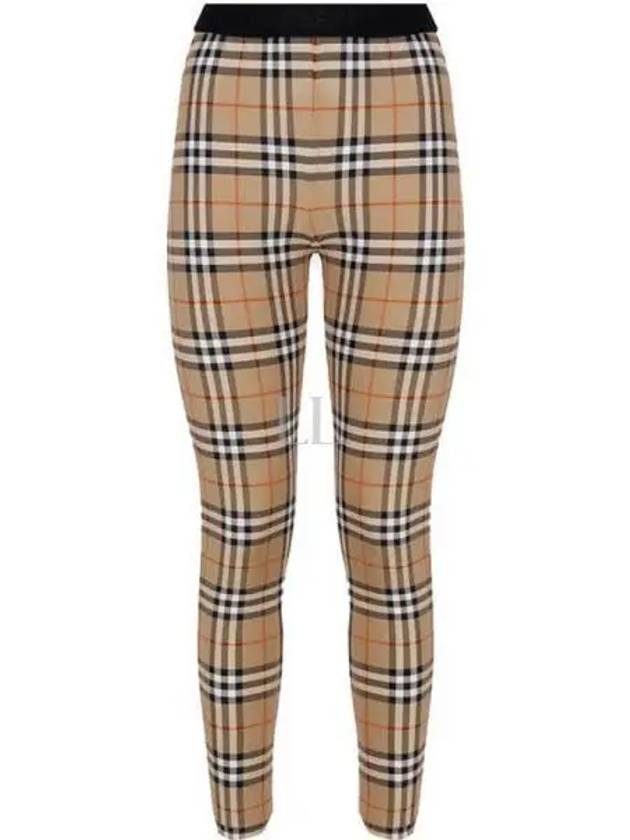 Women's Vintage Check Leggings Beige - BURBERRY - BALAAN 2